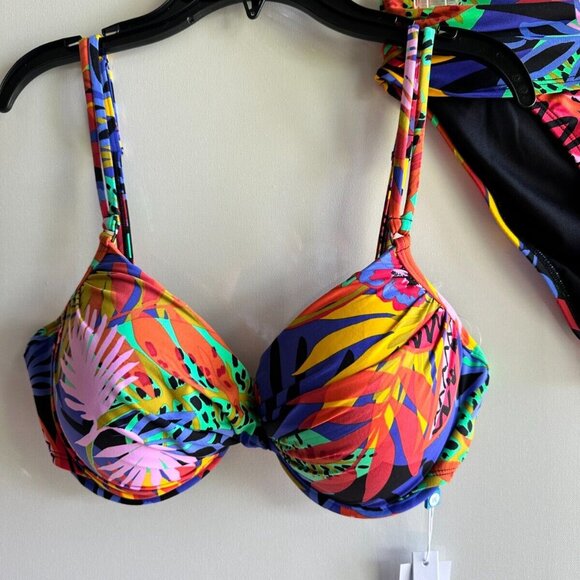 NWT $142 BLEU BY ROD BEATTIE WOMEN'S SWIMSUIT 12 2 PC BIKINI UNDERWIRE - Picture 2 of 10